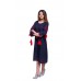 Embroidered Dress "Chiffon Night"